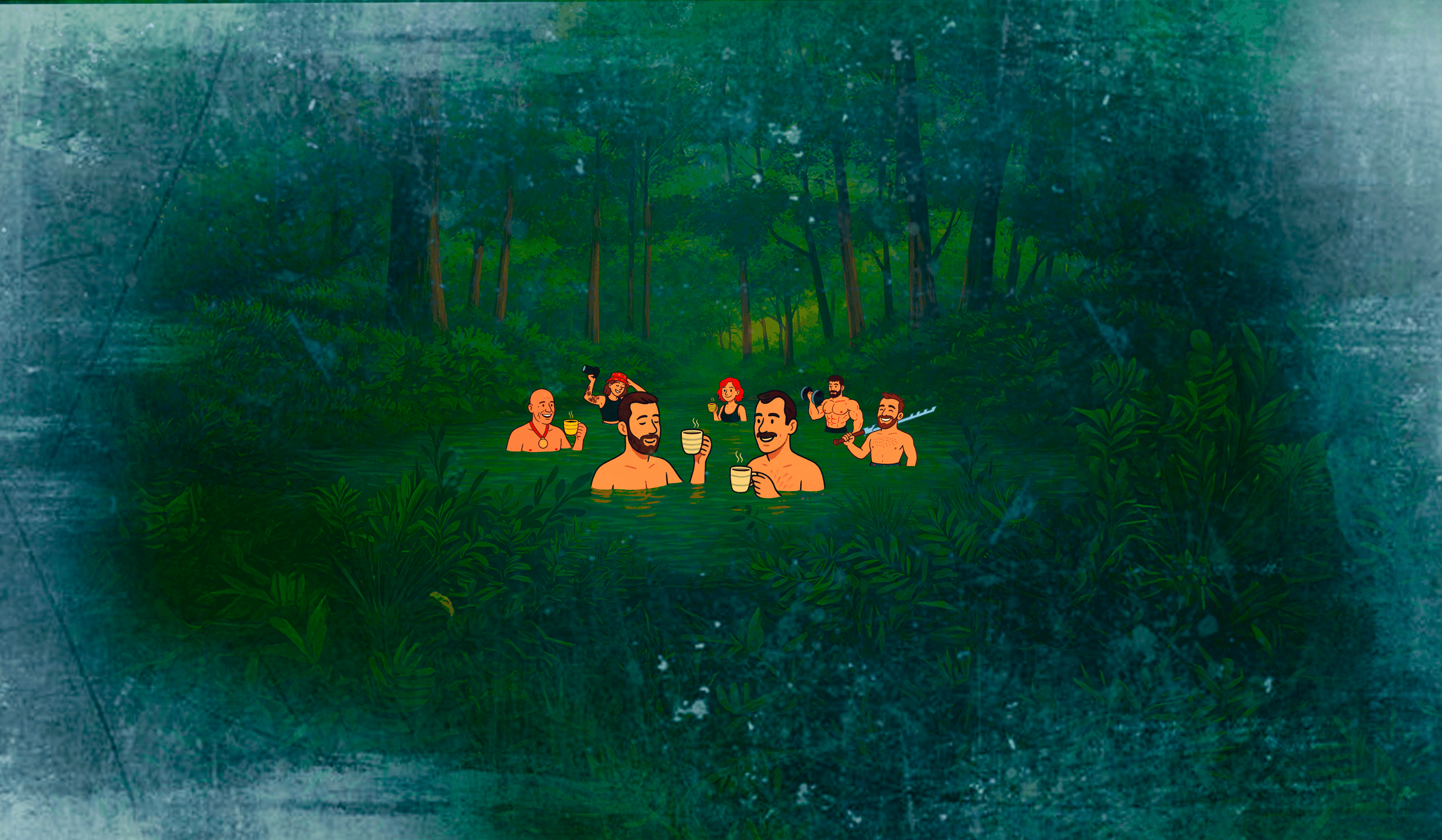 T'es glacé - Groupe en pleine nature